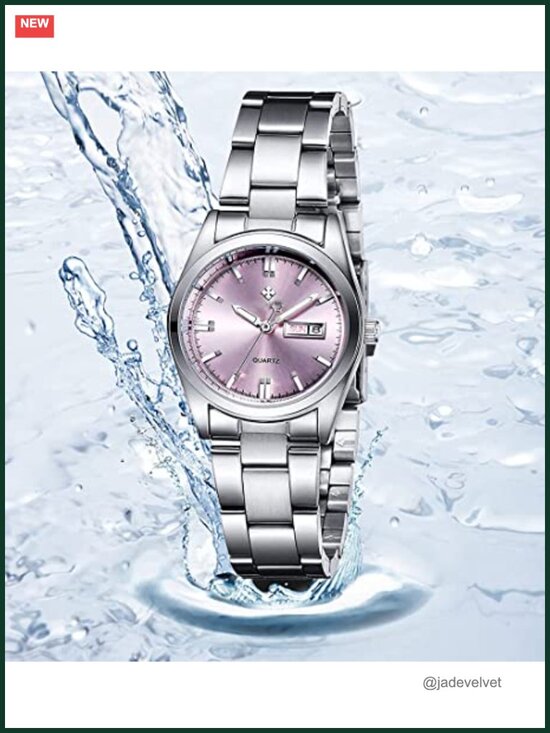 Luxury Women\'s Analog Quartz Wrist Watch Luminous Stainless Steel Bracelet main image 5